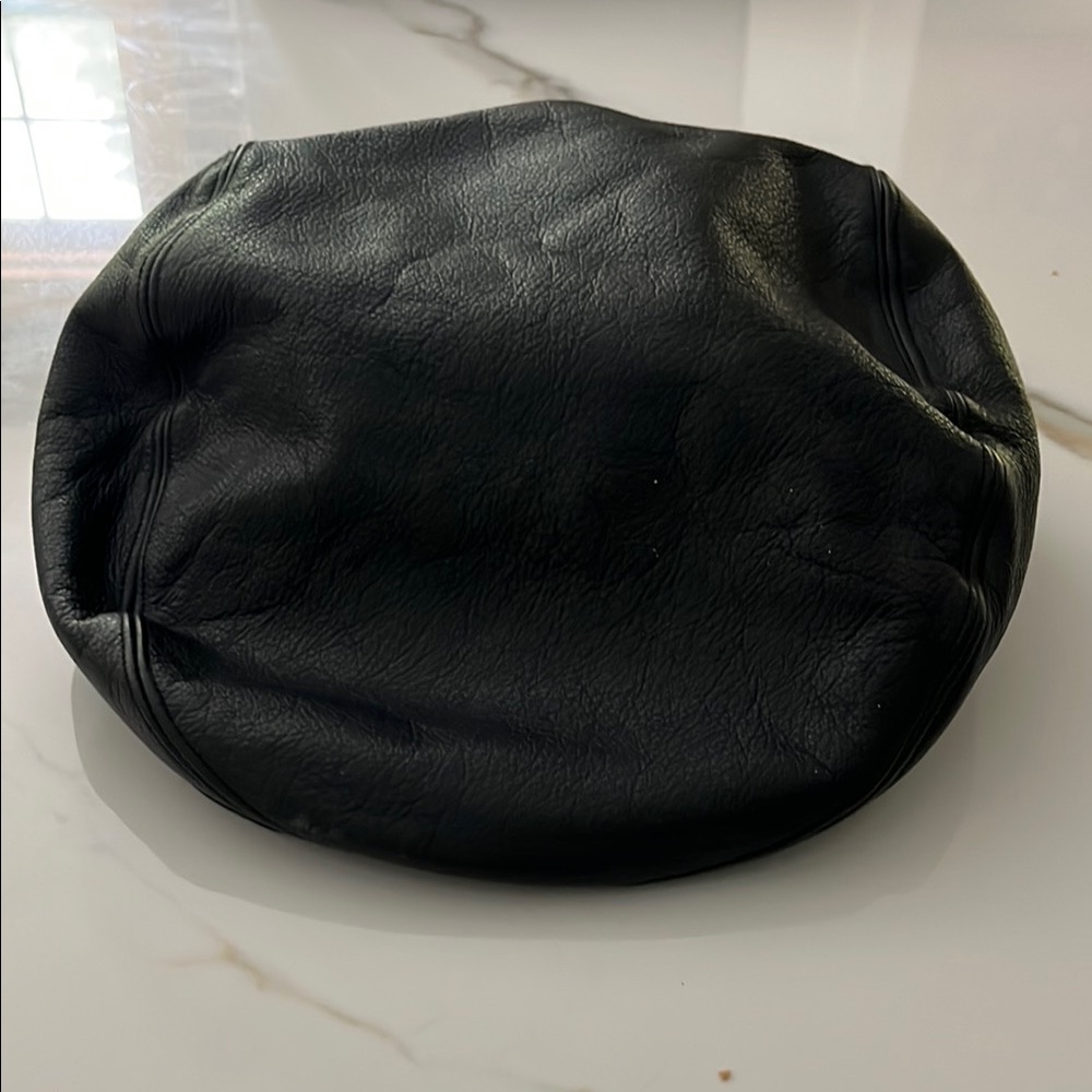 Black Leather Beret men’s